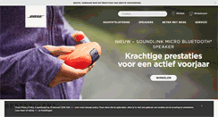 Desktop Screenshot of bose.nl